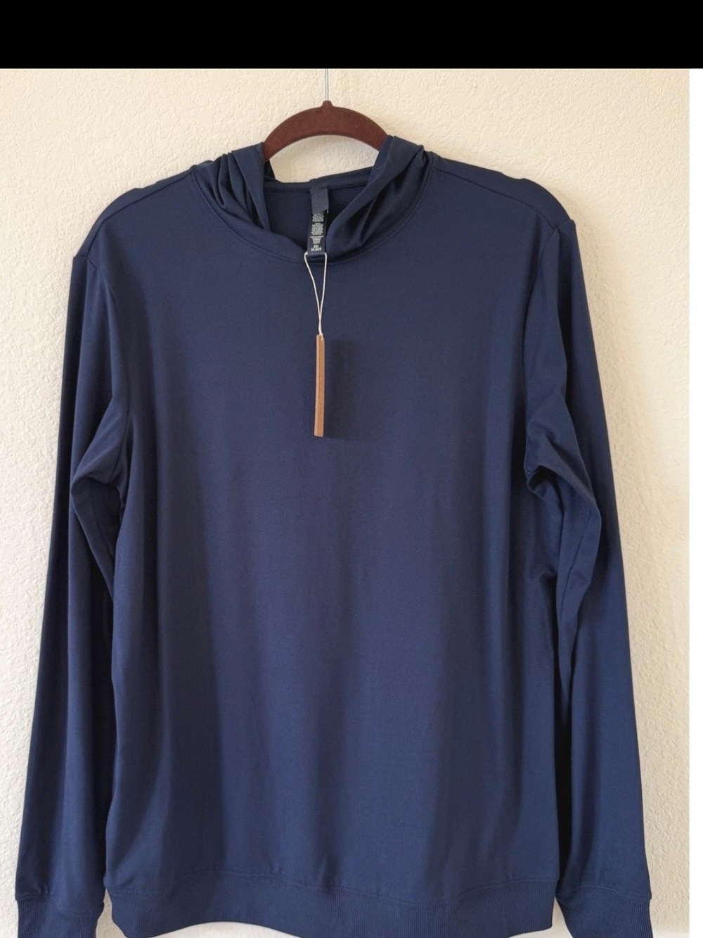 SKIMS Men’s Midnight Blue Outdoor Jersey Hoodie - Medium NWT